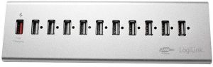 HUB USB LogiLink 10x USB-A 2.0 (UA0226) 2