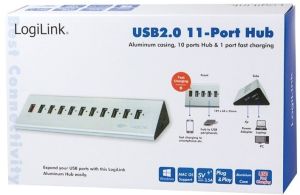 HUB USB LogiLink 10x USB-A 2.0 (UA0226) 7