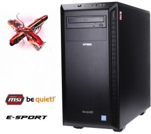 Komputer Optimus E-sport Core i5-7400, 8 GB, GTX 1050 Ti, 1 TB HDD Windows 10 Home 1