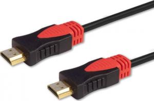 Kabel Savio HDMI - HDMI 5m czerwony (SAVIO CL-113) 1