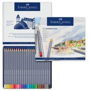 Faber-Castell Kredki akwarelowe Goldfaber 24 kol. (114624) 1