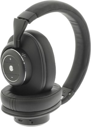 Słuchawki Sweex Headset Bluetooth / ANC (Active Noise Cancelling) Over-Ear Black/Silver (SWBTANCHS200BK) 1