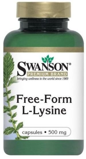 Swanson Lizyna (Free-Form L-Lysine) 500g 300 kapsułek 1