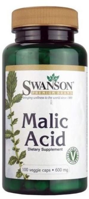 Swanson Kwas Jabłkowy (Malic Acid ) 100 kapsułek 1