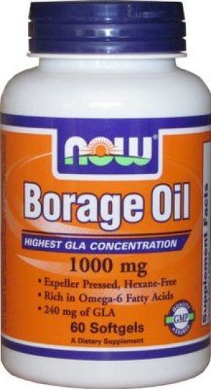 NOW Foods Borage Oil 1000 mg 120sgels 1