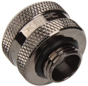 XSPC Adapter g 1/4" - 14mm, czarny chrom (5060175589262) 2