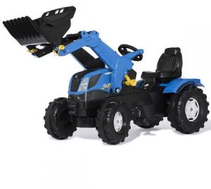 Rolly Toys Traktor Farmtrac New Holland z łyżką (611256) 1