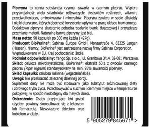 Yango Piperyna 95 90 kapsułek 3