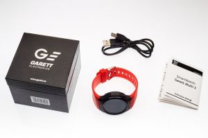 Smartwatch Garett Multi 3 Czarno-czerwony  (5903246280302) 5