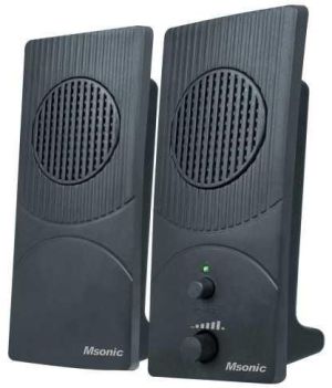 Głośniki komputerowe Vakoss Msonic 2.0, 2 x 2W Czarne (MJ-2235BK) 1