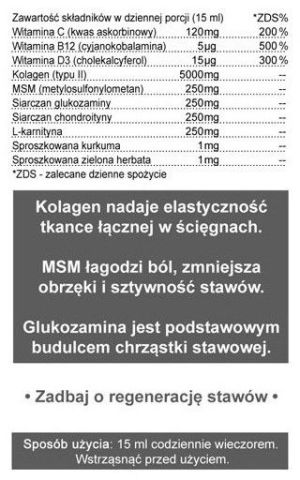 Yango Multiwitamina Kolagen na stawy 500ml 3