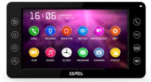 Zamel Wideomonitor z dotykowymi przyciskami 7 cali czarny VP-829B (ENT10000401) 2