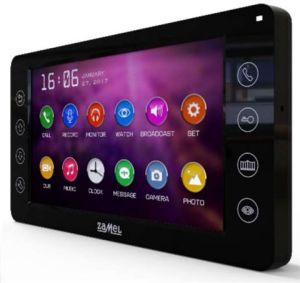 Zamel Wideomonitor z dotykowymi przyciskami 7 cali czarny VP-829B (ENT10000401) 3