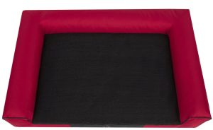 Hobbydog Legowisko Victoria Exclusive czerwone z czarnym materacem r. L (VIECZE5) 3