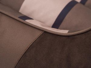 Hobbydog Legowisko Nice ciemny brąz z pasami r. XL (NICCBP8) 4