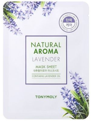 Tonymoly Regenerująca maska do twarzy Natural Aroma Mask Sheet Lavender 21g 1