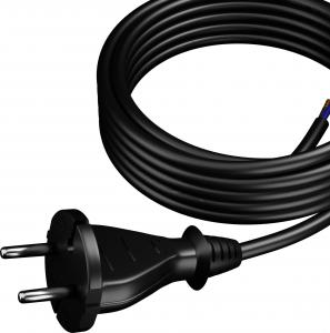 Plastrol Przewód przyłączeniowy z wtyczką PP-21 b/u 5m H05RR-F 2x1,5 (W-97196) 6