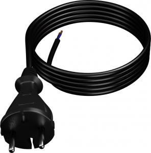 Plastrol Przewód przyłączeniowy z wtyczką PP-21 b/u 3m H05RR-F 2x1 (W-97188) 3