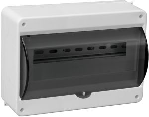 Pawbol Rozdzielnica modułowa 1x12 natynkowa z szybkšš dymna N+PE IP30 S-12 (C.2073) 1