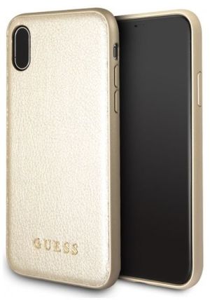 Guess Hardcase do Apple iPhone X złoty (GUHCPXIGLGO) 4
