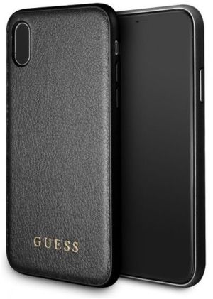 Guess Hardcase do Apple iPhone X czarny (GUHCPXIGLBK) 4