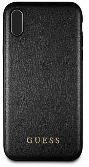 Guess Hardcase do Apple iPhone X czarny (GUHCPXIGLBK) 5