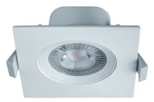 LAMPRIX Oprawa downlight LED 5W biały podtynkowy kwadratowy IP20 350lm 4000K CRI 80 38° 220-240V/AC (LP-11-072) 1