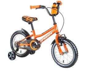 DHS Rower dziecięcy Speedy 1601 16" pomarańczowy 1