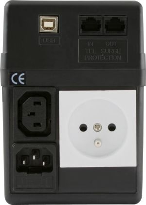 UPS EasyTouch ET-124 CZARNY 600 USB/RJ/AVR/1*IEC 2