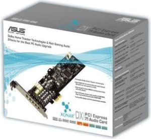 Karta dźwiękowa Asus Xonar DX/XD PCI- Express x1, System 7.1, wyjście SPDIF do VGA z HDM, 24 bity 2