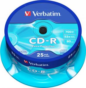Verbatim CD-R 700 MB 52x 25 sztuk (43432) 1
