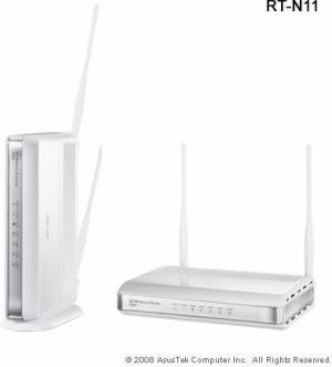 Router Asus RT-N11 Wireless 802.11n Router, 4xLAN, 1xWAN 1
