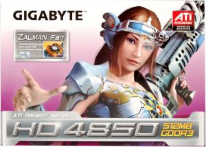Karta graficzna Gigabyte Radeon HD 4850 512MB (256 bit) DDR3, HDTV/2xDualDVI, CF, HDCP, box (GV-R485ZL-512H) 4