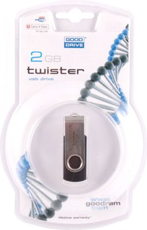 Pendrive GoodRam GoodDrive Twister 2GB Czarny 1