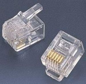 Full Enterprise wtyczka telefoniczna RJ12 (6P6C) - 100szt. (MP-66-3U"-100pk) 1