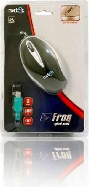 Mysz Natec FROG OPTYCZNA SILVER-BLACK PS2 2