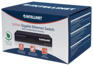 Switch Intellinet Network Solutions Gigabit 8x 10/100/1000 Mbps RJ45 Desktop Metalowy (530347) 6