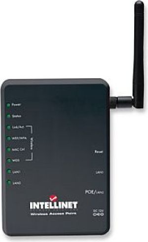 Access Point Intellinet Network Solutions Intellinet WiFi AccessPoint 802.11g POE High Power 23dB (503082) 1
