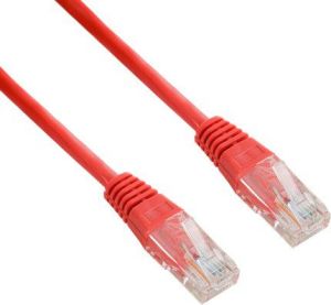 4World kabel krosowy RJ45, bez osłonki, Cat. 5e UTP, 1.8 m, czerwony (04712) 2