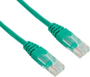 4World kabel krosowy RJ45, bez osłonki, Cat. 5e UTP, 3 m, zielony (04725) 2