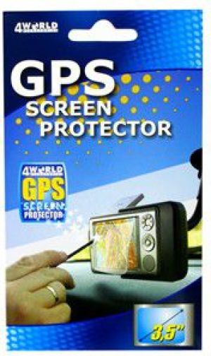 4World Screen Protector folia ochronna na wyświetlacze PDA / GPS / FOTO 3.5\'\' 1