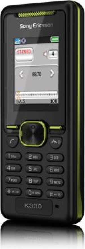 Telefon komórkowy Sony Ericsson K330 Green on Black 1