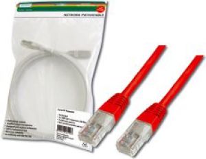 Digitus Kabel krosowy UTP, CAT.5E, czerwony, 0.5m (DK-1511-005/R / A-DK-1511-005/R) 1