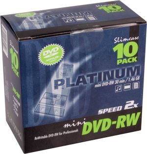 Platinum DVD-RW 1.4GB Mini DVD 8cm Slim 10szt. 1