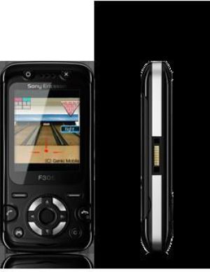 Telefon komórkowy Sony Ericsson F305 Mystic Black 1