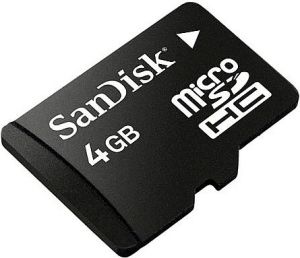 Karta SanDisk MICROSD/TRANSFLASH 4GB (SDHC) (55716) 1