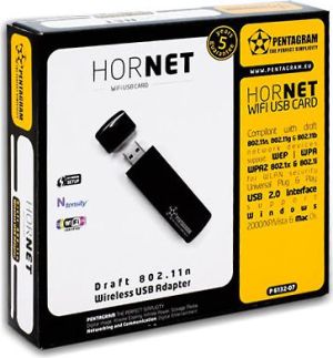 Karta sieciowa Pentagram Hornet 802.11n 300 Mbps (P 6132-07) zalecana do routerów Cerberus 4
