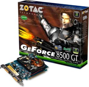 Karta graficzna Zotac GF 8500GT 512MB DDR2 (128bit) ZT-85TEH2P-FSR 1