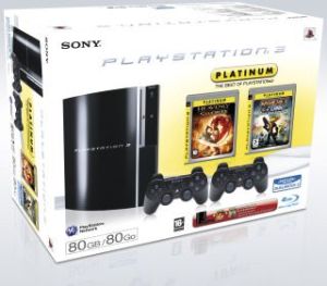 Sony PlayStation 3 HDD 80GB + HeavenlySworld + Ratchet + DualShock 3 1