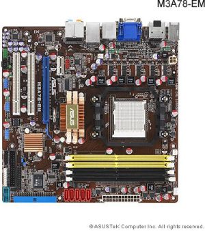 Płyta główna Asus M3A78-EM HYBRITCF 1